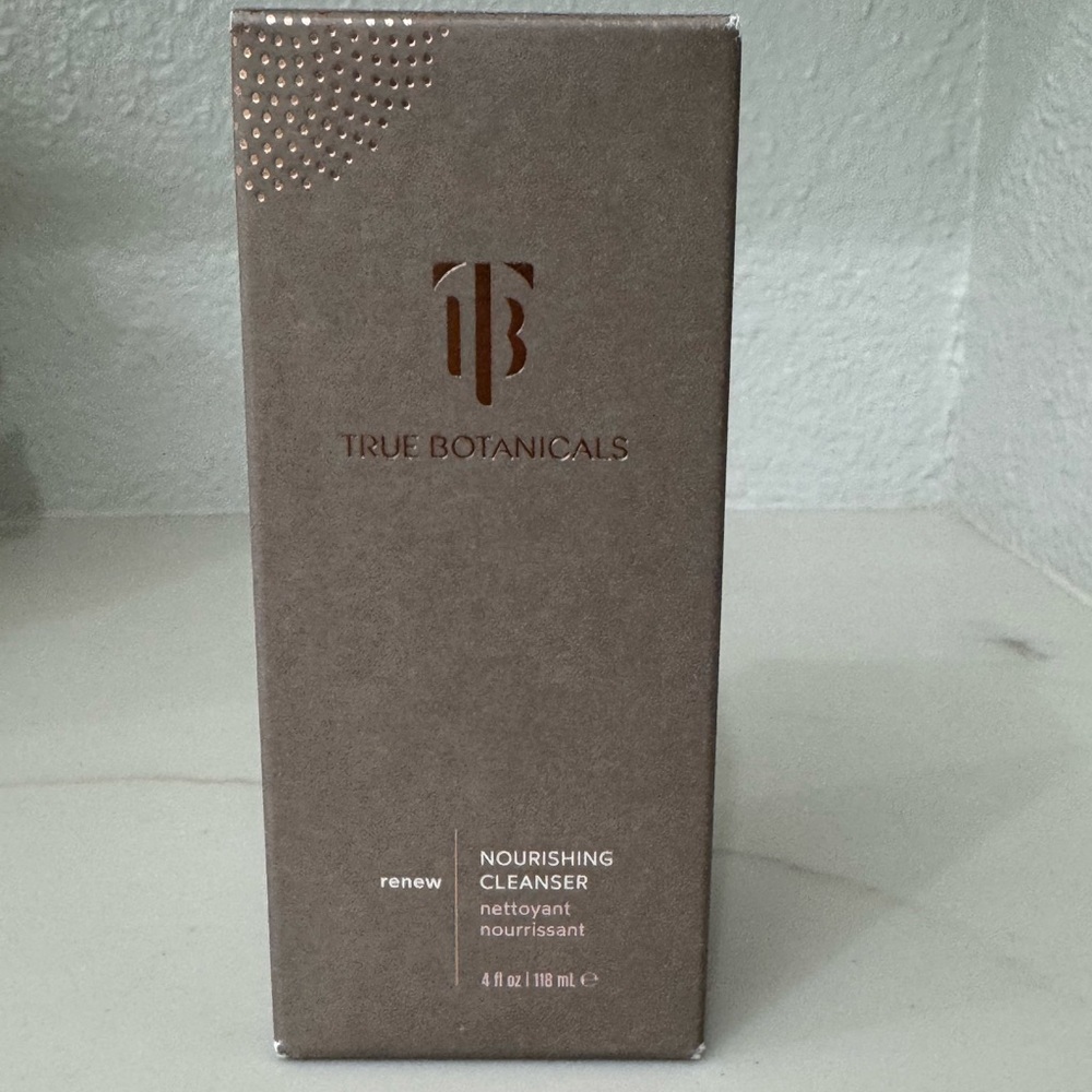 True Botanicals nourishing cleanser.